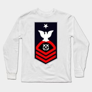 Navy - SCPO - Blue - Red without Txt Long Sleeve T-Shirt